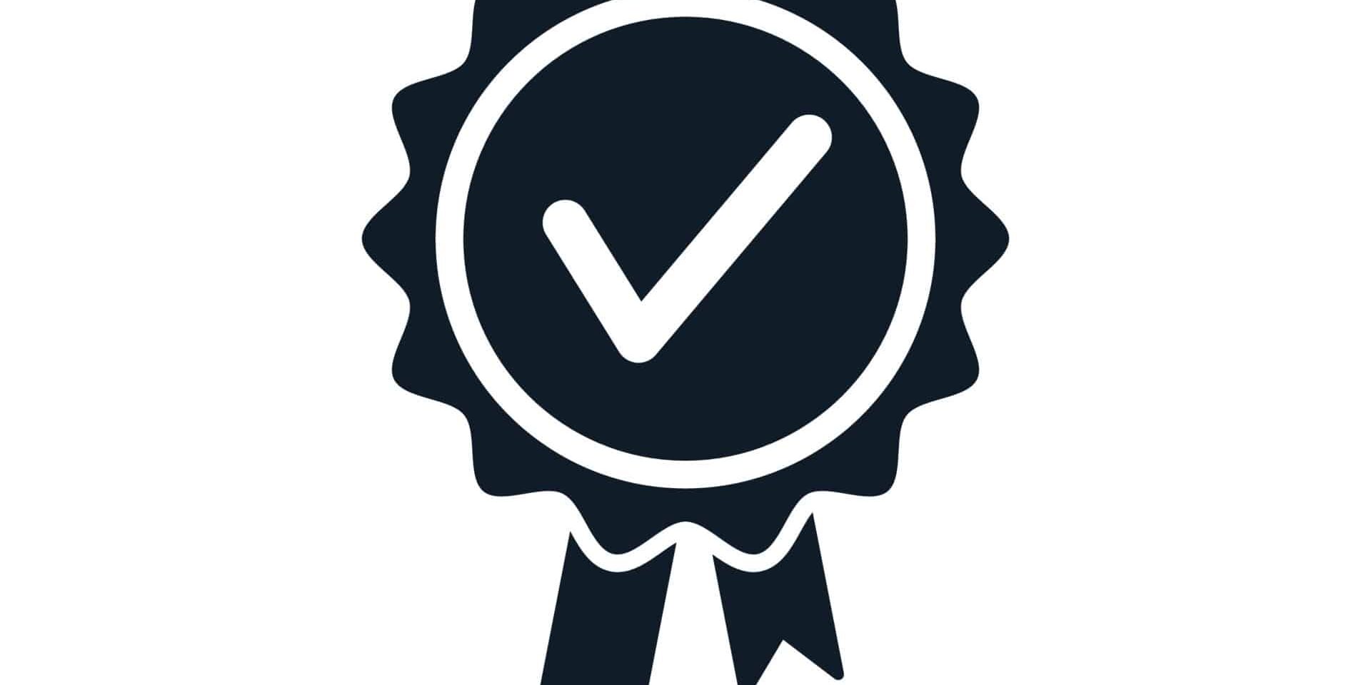 Medal icon vector logo design template